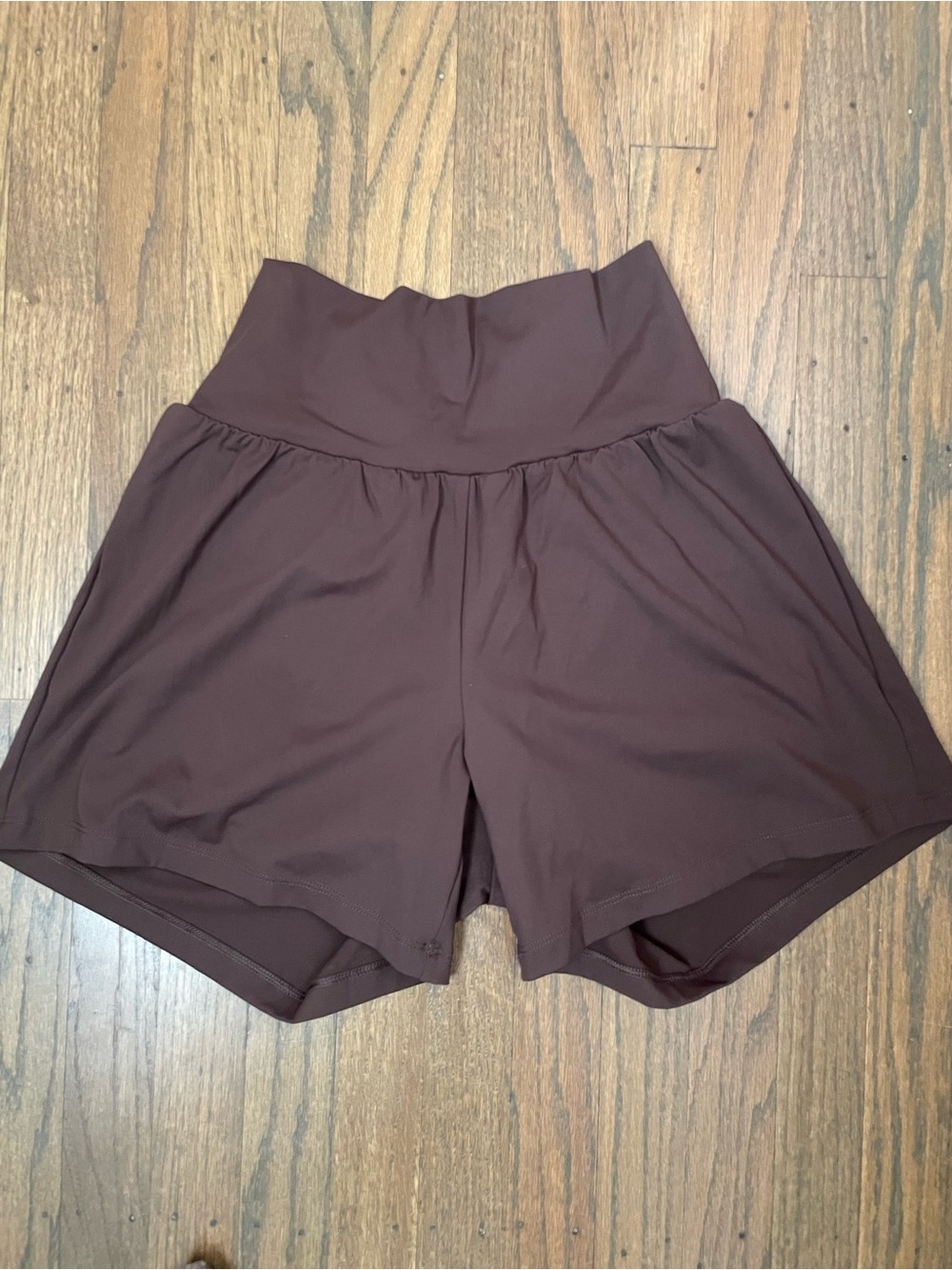 Halara SoftlyZero High-Waist pull on shorts - Chocolate Brown women’s XS
